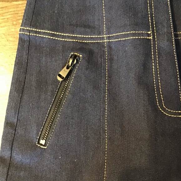 Cinq A Sept Dark Blue Denim Cullots/jeans size 4/6 - Picture 6 of 15